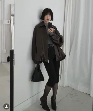 DENIM CAPRI PANTS 블랙1