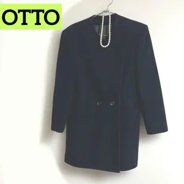 OTTO 네이비 더블 버튼 7 사이즈 빅 포켓 새상품급