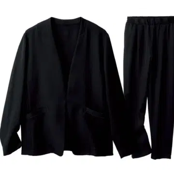 [ 미사용 ] 포켓터블 수트 블랙 셋업 팬츠와 자켓