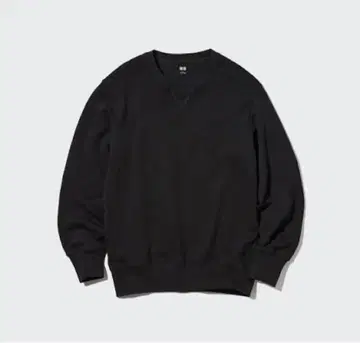 블랙 크루넥 맨투맨