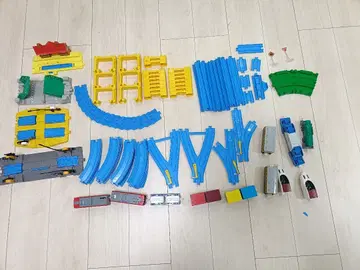 프라레일 낙하교 블록 교각, 교차로 구부러진 레일 1/2 레일 스톱 레일