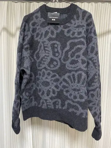 UNIQLO x marimekko 꽃무늬 니트 스웨터 XXL