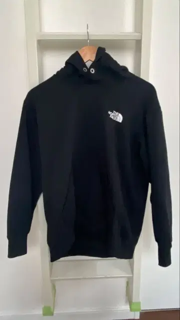 THE NORTH FACE 블랙 후드티 속기모