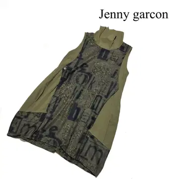 새상품급 제니 가르송 원피스 니트 하이넥 변형 베스트