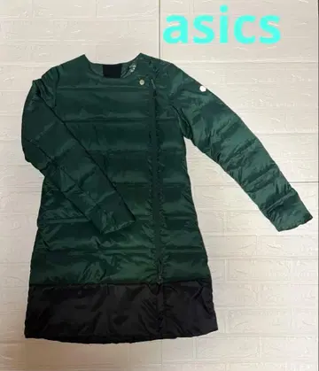 [컨디션 최상] 아식스 asics 다크 그린 롱 라이트 다운 자켓