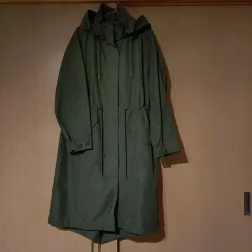 올리브 그린 모즈 코트