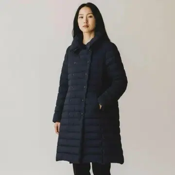 [새상품급] respighi 레스피기 다운 코트 A라인 페더 40