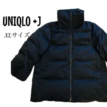 새상품급 UNIQLO +J 볼륨 다운 자켓 XL 블랙 질 샌더