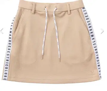 베이지 골프 스커트 여성용