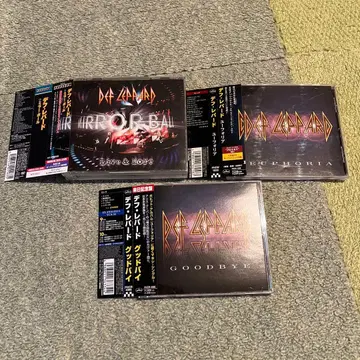 일본 국내 오비 부착 데프 레퍼드 CD 세트