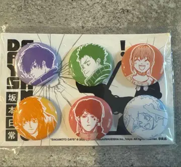 SAKAMOTO DAYS 한국 특장판 캔뱃지 원작 6개