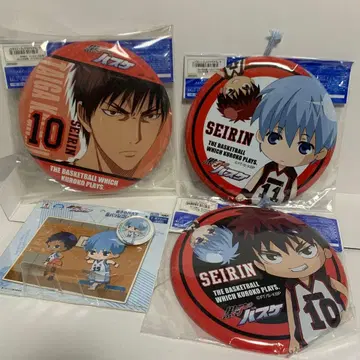 쿠로코의 농구 캔뱃지 4개 세트