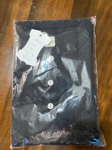 WAREHOUSE&CO. 헨리넥 써멀 T셔츠 L 사이즈 블랙