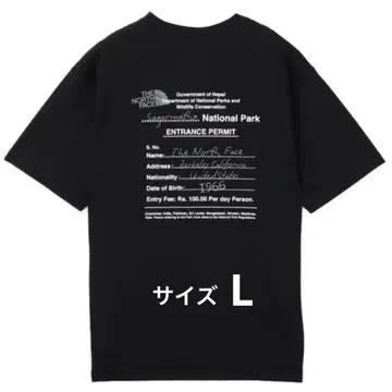 T셔츠 반팔 THE NORTH FACE 엔트런스 퍼미션 블랙