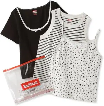 [ SNIDEL/Healthknit ] 콜라보 팩 T셔츠