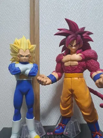 드래곤볼 VS 옴니버스 CROSS 손오공 베지터 피규어 세트