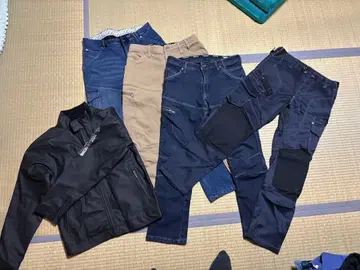 워크맨 바지 4개 자켓 1개