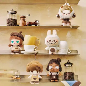 POP BEAN 커피 팩토리 시리즈 봉제 인형 펜던트 DIMOO