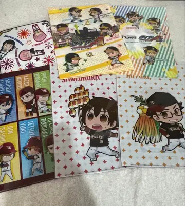 다이아의 A 야구 콜라보 클리어 파일 세트