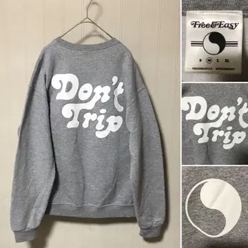 DON'T TRIP Free & Easy 음양 맨투맨 론 헤르만 M