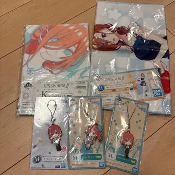 5등분의 신부 제일복권 나카노 미쿠 5점 세트