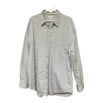 EDIFICE x THOMAS MASON 스트라이프 긴팔 셔츠 남성용 S