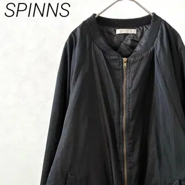 SPINNS MA-1 포켓 부착 래글런 심플 빅 루즈핏