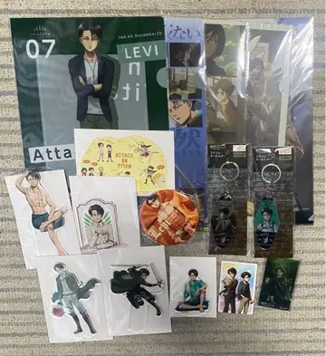 진격의 거인 리바이 아크릴 스탠드 클리어 파일 세트