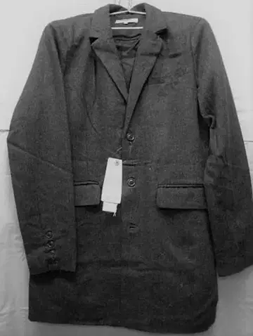 특가 세일 스틸 브라운 트위드 체스터 하프 코트