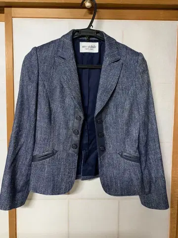 미스아시다 miss ashida 테일러드 자켓 블루 M