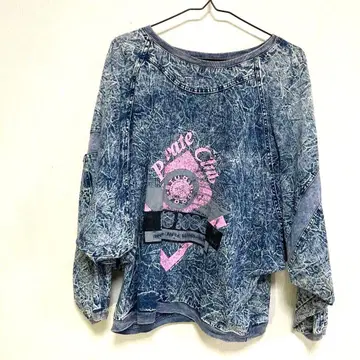 [ 구제 의류 USED ] 데님풍 긴팔 트레이닝복 Private Club