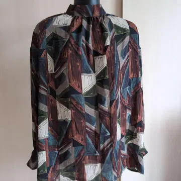 새상품 Lumier 류미에 레트로 프린트 백리본 카에데 카나자와