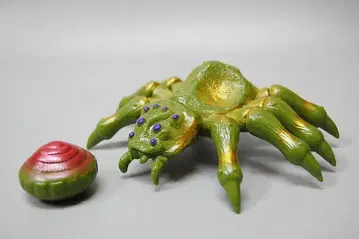 산갓츠 본포 쿠몬가 & 키라아쿠 원반 소프트 비닐 일본제 고질라