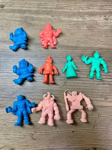 근육맨 지우개 맘모스맨 외 9체 세트 근육맨 지우개 근케시