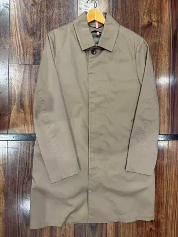 에디피스 베이지 스텐카라 코트 퀼팅 안감