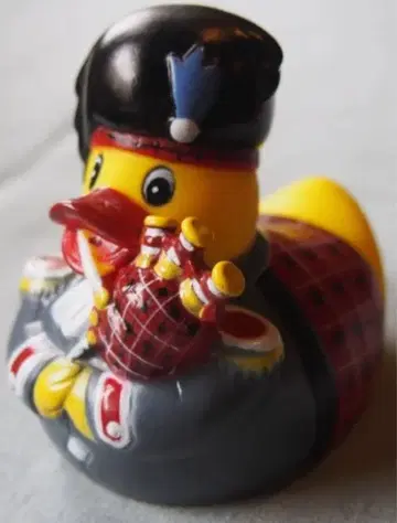 스코틀랜드풍 오리 피규어