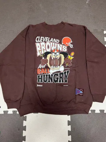 90s 클리블랜드 브라운스 맨투맨 루니 튠즈