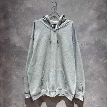 [ 무료배송 ] 미사용 새상품 GILDAN 길단 지퍼 후드티 무지 그레이