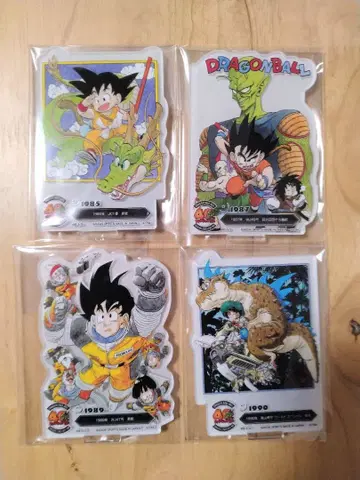 제일복권 드래곤볼 40th ~그 첫 번째~ F상 ACLLECT 4종 세트