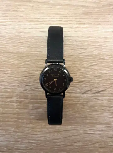 [ Agnes b. ] 가죽 손목시계 박스 포함