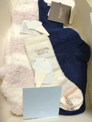 [ 새상품 ] gelato pique 어른과 어린이의 삭스 3족 세트