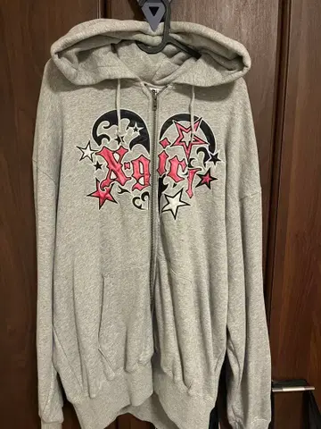 x-girl 그레이 후드티 M