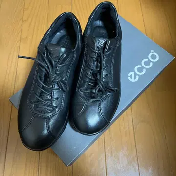 [새상품] 에코 ECCO 레더 스니커즈 Aquet Lace 블랙