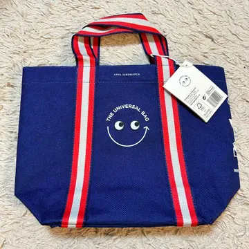 새상품 아냐 힌드마치 메이지야 유니버셜 미니 에코백 네이비