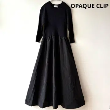 OPAQUE.CLIP 오파크 클립 도킹 원피스 블랙