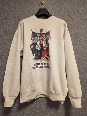새상품급 디즈니 disney 빌런 맨투맨 vintage