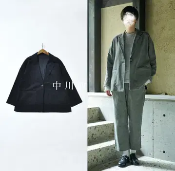나카가와 마사시치 상점 면린넨 코듀로이 자켓