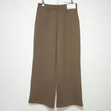 택 포함 UNIQLO 유니클로 드라이 맨투맨 와이드 팬츠 올리브