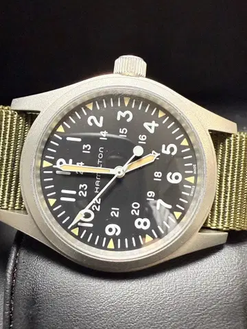 해밀턴 카키 필드 메카니컬 H694390 극상