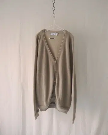 90s 아크릴 가디건 베이지